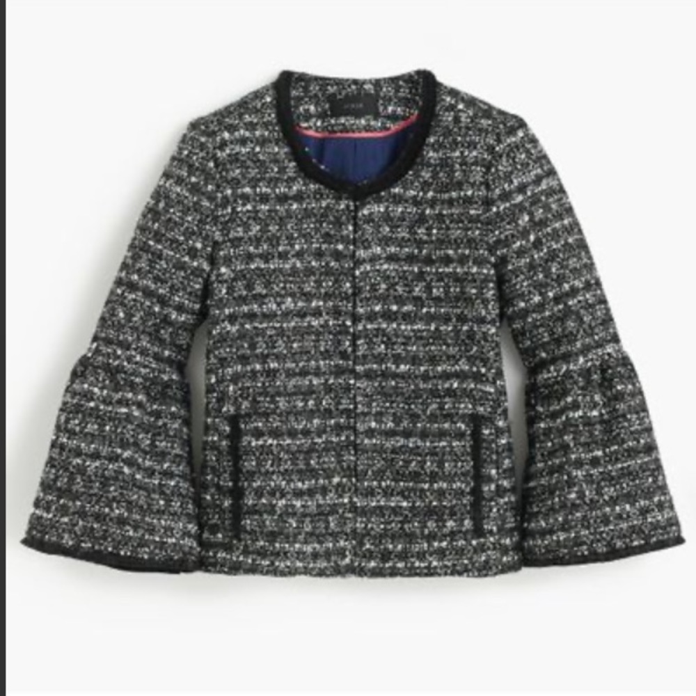 🎄NWT🎄 J Crew Tweed Lady Jacket - Picture 4 of 14